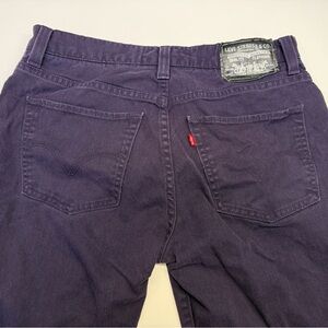 RARE Levi's 510 Deep Purple Skinny Jeans 34”x30”